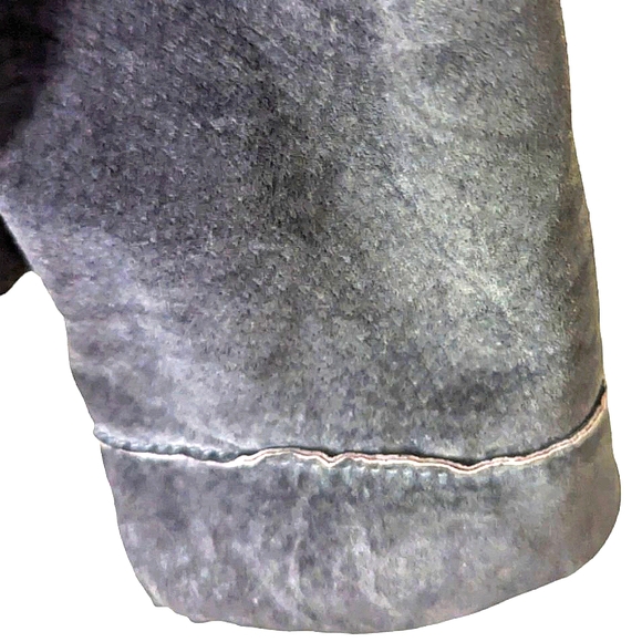 ❄️Leather Jacket in a Gorgeous Blue by Brandon Thomas - Picture 9 of 10